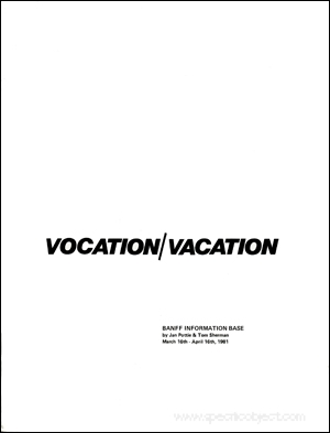 Vocation / Vacation