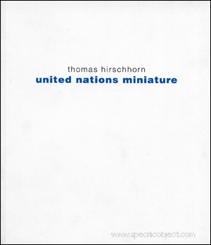 Thomas Hirschhorn : United Nations Miniature
