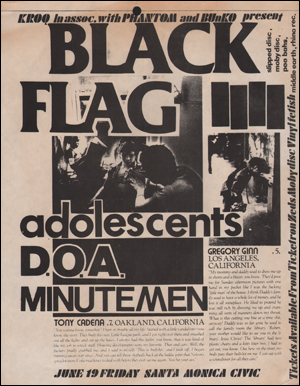[Black Flag at the Santa Monica Civic / Fri. Jun. 19 1981]
