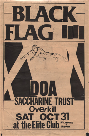 [Black Flag at the Elite Club / Sat. Oct. 31 1981]