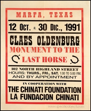 Poster : Monument to the Last Horse