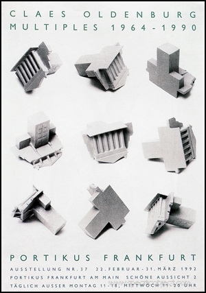 Poster : Claes Oldenburg : Multiples 1964 - 1990