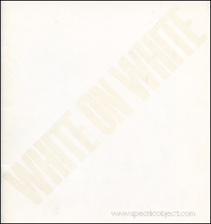 White on White : The White Monochrome in the 20th Century