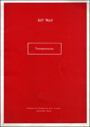 Jeff Wall : Transparencies