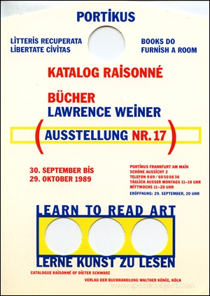 Ausstellung Nr.17 / Bucher Lawrence Weiner