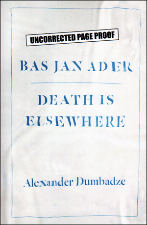 Bas Jan Ader : Death is Elsewhere