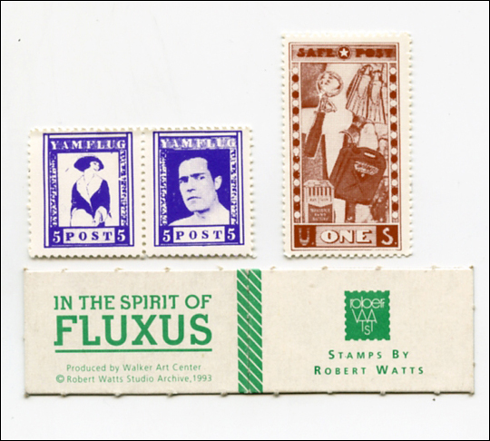 In the Spirit of Fluxus : Stamps by Robert Watts