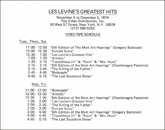 Les Levine's Greatest Hits