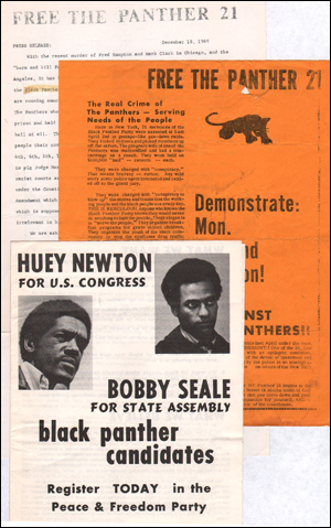 Free the Panther 21 Press Release and Flyer / Black Panther Candidates Pamphlet