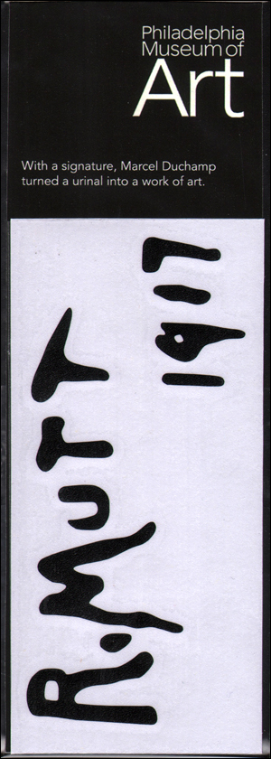R. Mutt Sticker and Bookmark