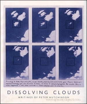Dissolving Clouds : Writings of Peter Hutchinson
