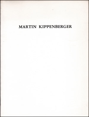 Martin Kippenberger : New Editions, 1991