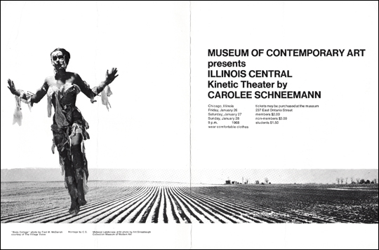 Museum of Contemporary Art presents Illinois Central Kinetic Theater by Carolee Schneemann
