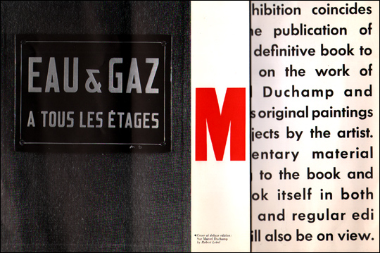 Invitation / Opening / Preview : Marcel Duchamp
