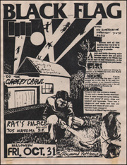 [Black Flag at Rat's Palace / Fri. Oct. 31 1980]