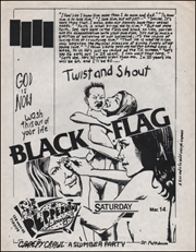 [Black Flag at the Peppermint Lounge / Sat. Mar. 14 1981]