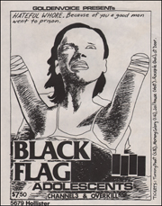 [Black Flag at 5679 Hollister [Hateful Whore] / Fri. Mar. 5 1982]