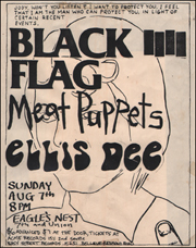 [Black Flag at Eagle's Nest / Sun. Aug. 7 1983]