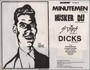 [Minutemen at the Phenomenon at Fiesta House / Thur. Oct. 20 1983]