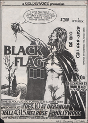 [Black Flag [rescheduled] at the Ukranian Hall [Full Size] / Dec. 10 1982 / I Love You, Mom]