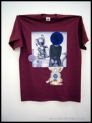 Untitled T-Shirt [Maroon : Jeff Koons]