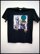Untitled T-Shirt [Grey : David Bowie, Iggy Pop, Lou Reed / Sol LeWitt / Jeff Koons]