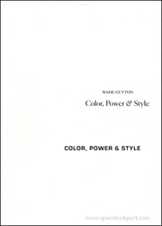 Wade Guyton : Color, Power & Style
