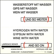 Hydrogen with Water / Gypsum with Water / Wine with Water