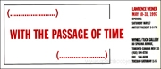 (......................) / With the Passage of Time / (......................)