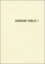 Domaine Public 1 : Lawrence Weiner