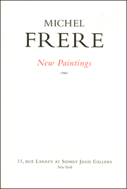 Michel Frere : New Paintings