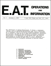 E.A.T. Operations and Information