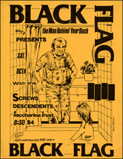 [Black Flag at North Park Lions Club [The Man Behind Your Back] / Sat. Oct. 4]