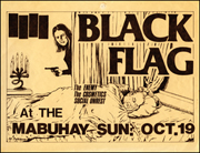 [Black Flag at the Mabuhay / Sun. Oct. 19]