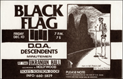 [Black Flag at the Ukranian Hall [Life is a Joke] / Friday Dec. 10]