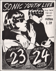 [Sonic Youth at Melody Ballroom, August Thurs. 23 / Moore Theatre August Fri. 24]