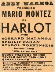 Andy Warhol Presents Mario Montez as Harlot