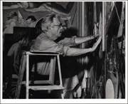 Vintage Photograph of Thomas Hart Benton by Peter Moore