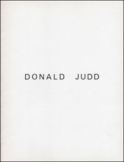 Donald Judd : Fifteen Works