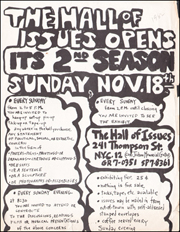 The Hall of Issues Opens Second Season