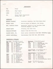 Nixon Format Television Memorandum