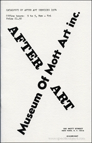 Catalogue of After Art Services 1974 / After Art : Museum of Mott Art Inc.