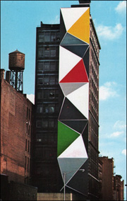 Tania, Wall Painting at Mercer and Third Streets, New York City