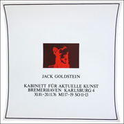 Jack Goldstein : Kabinett für Aktuelle Kunst