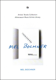 Mel Bochner : Books in the Athenaeum Artists' Book Collection