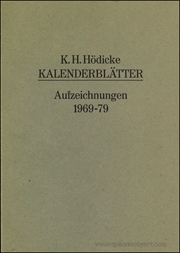 KALENDERBLÄTTER : Aufzeichnungen 1969-79