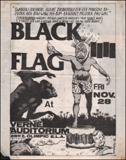 [Black Flag at the Verne Auditorium / Fri. Nov. 28 1980]