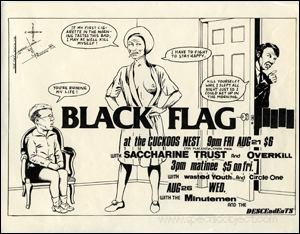 [Black Flag at the Cuckoos Nest / Fri Aug 21]
