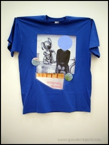 Untitled T-Shirt [Blue : Specific Objections / Yve-Alain Bois]