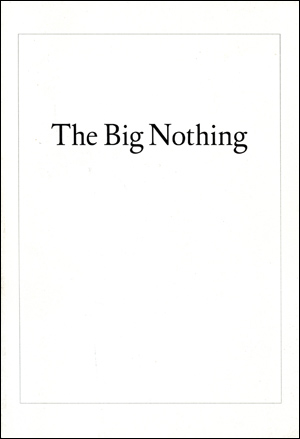 The Big Nothing